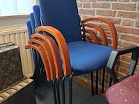 3x bureaustoel met 4x ontvangststoel - afbeelding 4 van  4