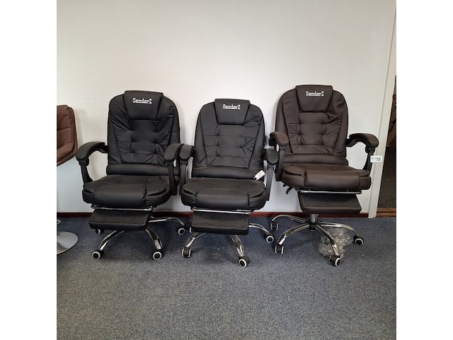 3x bureaustoel met massagefunctie - afbeelding 1 van  5