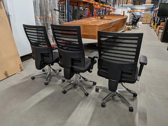 3x bureaustoel, topstar, zwart, 2023 - afbeelding 7 van  8