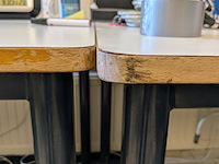 3x bureautafel met 2x bureaustoel en 4x stoel - afbeelding 4 van  12