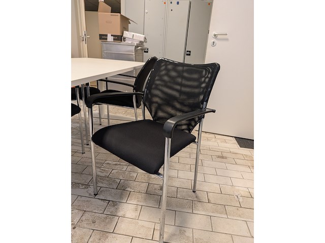 3x bureautafel met 2x bureaustoel en 4x stoel - afbeelding 8 van  12