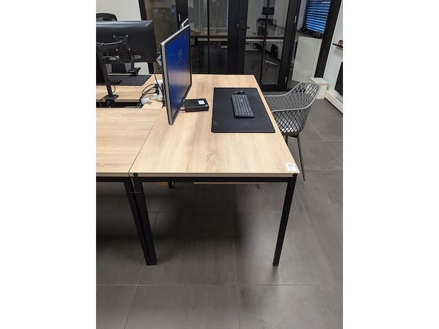 3x bureautafel met 2x bureaustoel - afbeelding 2 van  7