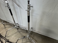 3x c-stand, met boom arm - afbeelding 5 van  5