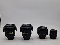 3x camera lens en 1x teleconverter, nikon, o.a. af-s nikkor 24-120mm 1:1.4g ed vr - afbeelding 1 van  14