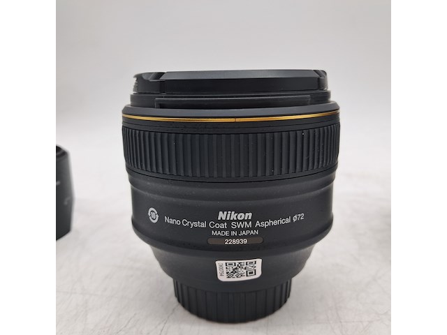 3x camera lens, nikkor, af-s nikkor 58mm 1:1.4g - afbeelding 5 van  6