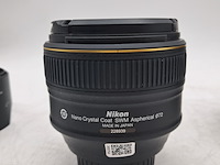 3x camera lens, nikkor, af-s nikkor 58mm 1:1.4g - afbeelding 5 van  6