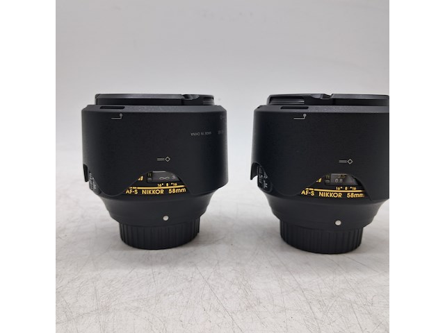 3x camera lens, nikkor, af-s nikkor 58mm 1:1.4g - afbeelding 6 van  6