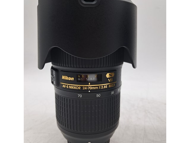 3x camera lens, nikon, af-s nikkor 24-70mm 1:2.8e ed - afbeelding 2 van  8