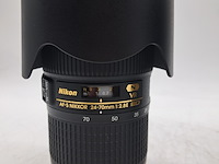 3x camera lens, nikon, af-s nikkor 24-70mm 1:2.8e ed - afbeelding 2 van  8