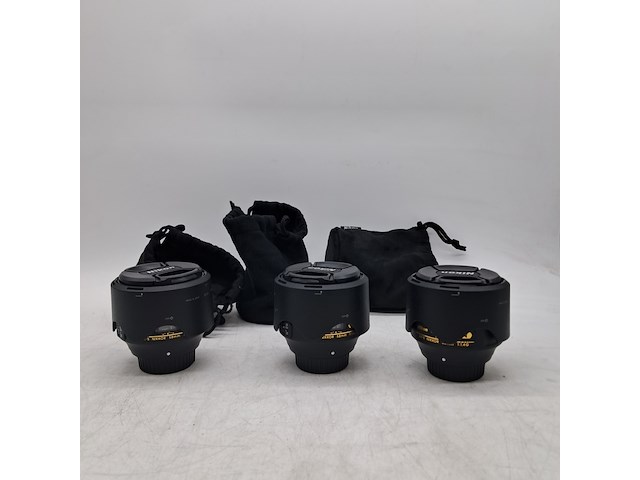 3x camera lens, nikon, af-s nikkor 58mm 1:1.4g - afbeelding 1 van  7