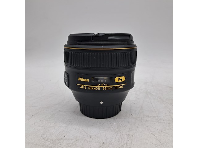 3x camera lens, nikon, af-s nikkor 58mm 1:1.4g - afbeelding 3 van  7
