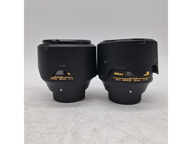 3x camera lens, nikon, af-s nikkor 58mm 1:1.4g - afbeelding 6 van  7