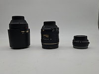 3x camera lens, nikon, o.a. af-s micro nikkor 105mm 1:2.8g ed vr - afbeelding 1 van  12