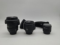 3x camera lens, nikon, o.a. af-s nikkor 24-120mm 1:4g ed vr - afbeelding 1 van  13