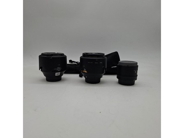 3x camera lens, nikon, o.a. af-s nikkor 58mm 1:1.4g - afbeelding 1 van  11