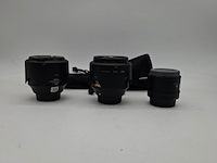 3x camera lens, nikon, o.a. af-s nikkor 58mm 1:1.4g - afbeelding 1 van  11