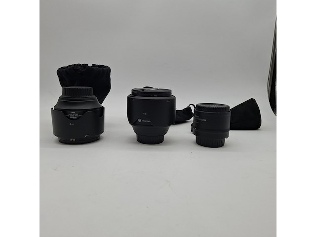 3x camera lens, nikon, o.a. af-s nikkor 58mm 1:1.4g - afbeelding 1 van  11
