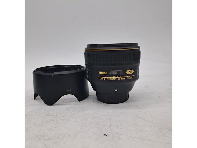 3x camera lens, nikon, o.a. af-s nikkor 58mm 1:1.4g - afbeelding 2 van  9