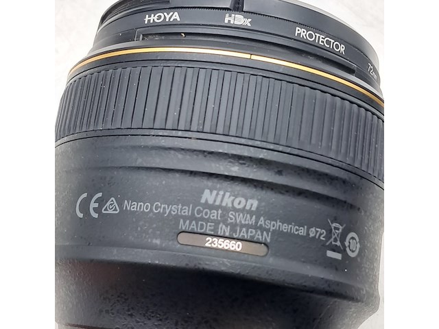 3x cameralens, nikon, af-s nikkor 58mm 1:1 4g - afbeelding 6 van  15