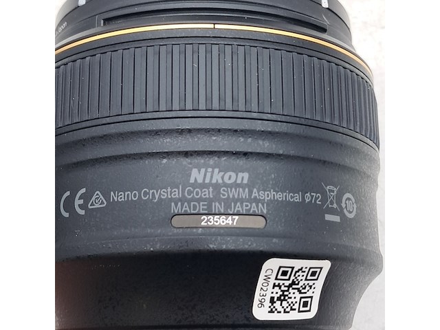 3x cameralens, nikon, af-s nikkor 58mm 1:1 4g - afbeelding 15 van  15