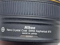 3x cameralens, nikon, af-s nikkor 58mm 1:1.4g - afbeelding 5 van  15
