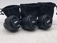 3x cameralens, nikon, af-s nikkor 58mm 1:1.4g