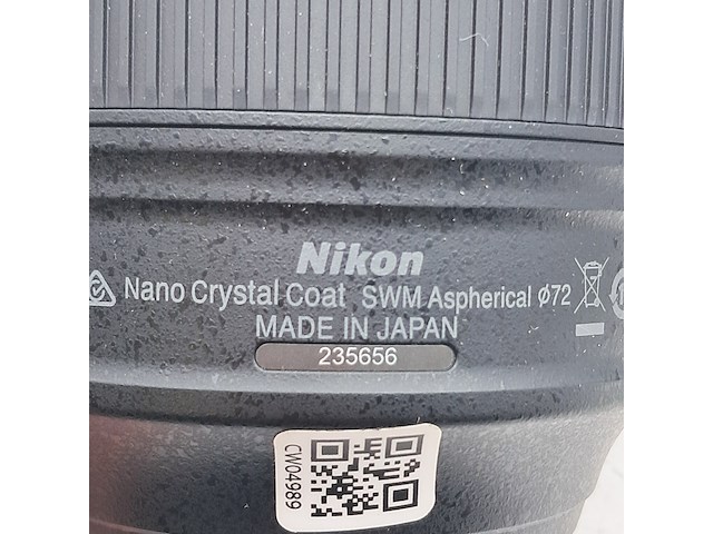 3x cameralens, nikon, af-s nikkor 58mm 1:1.4g - afbeelding 15 van  15