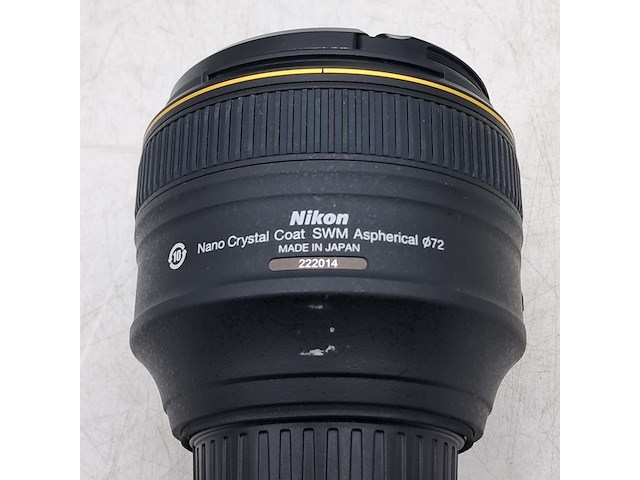 3x cameralens, nikon, af-s nikkor 58mm 1:1.4g - afbeelding 5 van  14
