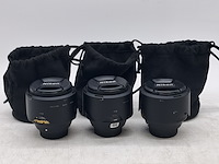 3x cameralens, nikon, af-s nikkor 58mm 1:1.4g - afbeelding 1 van  14