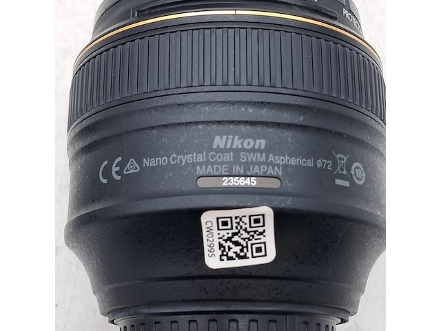 3x cameralens, nikon, af-s nikkor 58mm 1:1.4g - afbeelding 10 van  14