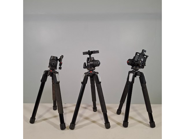 3x camerastatief, manfrotto, o.a. 468mgrc3 - afbeelding 1 van  11