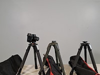 3x camerastatief, manfrotto - afbeelding 1 van  11