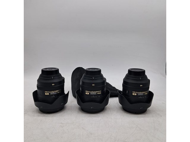 3x camere lens, nikon, af-s nikkor 24-120mm 1:4g ed - afbeelding 1 van  10