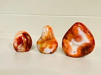 3x carneool vrije vormen - afbeelding 2 van  5