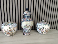 3x chinese vazen - afbeelding 1 van  7