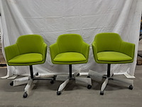 3x clubfauteuil, interstuhl, lemon, groen - afbeelding 1 van  8