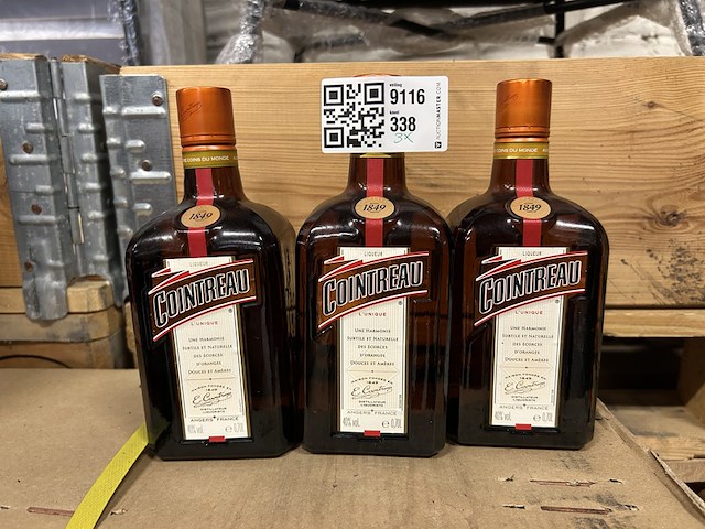 3x cointreau likeur 0,7l - afbeelding 1 van  2