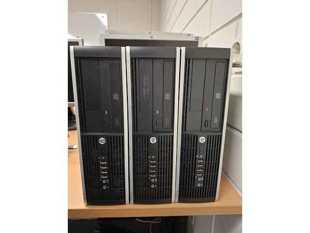 3x computer met beeldscherm en toetsenbord, hp, hp pro 6300 sff i5, 2013 - afbeelding 2 van  6