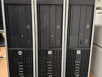 3x computer met beeldscherm en toetsenbord, hp, hp pro 6300 sff i5, 2013 - afbeelding 2 van  6