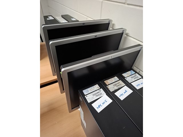 3x computer met beeldscherm en toetsenbord, hp, hp pro 6300 sff i5, 2013 - afbeelding 3 van  6