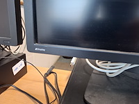 3x computer met beeldscherm en toetsenbord hp, hp pro 6300 sff i5, hp elitedesk 800 g1 sff i5 en hp elitedesk 800 g1, bouwjaar 2013 en 2016 - afbeelding 8 van  10