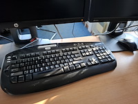 3x computer met beeldscherm en toetsenbord hp - afbeelding 6 van  11