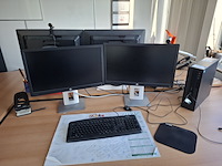 3x computer met beeldscherm en toetsenbord hp - afbeelding 11 van  11