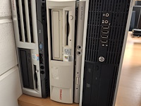 3x computer o.a. hp, compaq deskpro, compaq deskpro evo en hp 6300 sff i5, bouwjaar resp 2005, 2007 en 2013 - afbeelding 1 van  5
