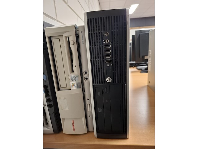 3x computer o.a. hp, compaq deskpro, compaq deskpro evo en hp 6300 sff i5, bouwjaar resp 2005, 2007 en 2013 - afbeelding 4 van  5