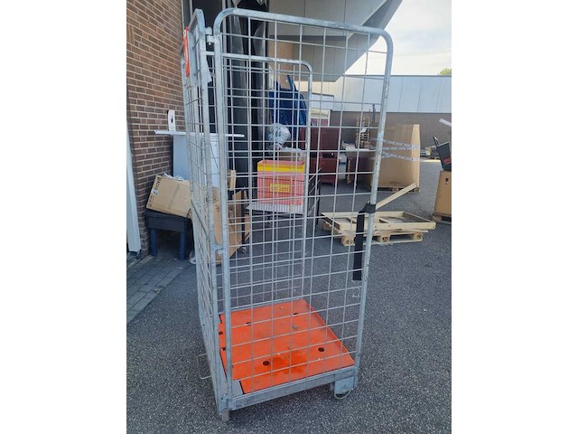 3x containers, grijs/oranje - afbeelding 2 van  5