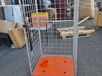 3x containers, grijs/oranje - afbeelding 3 van  5