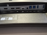3x curved monitor, dell, u3419w - afbeelding 15 van  16