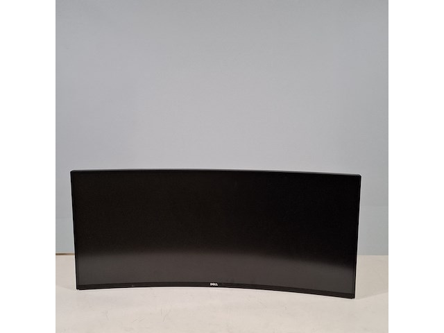 3x curved monitor, dell, u3419w - afbeelding 1 van  16