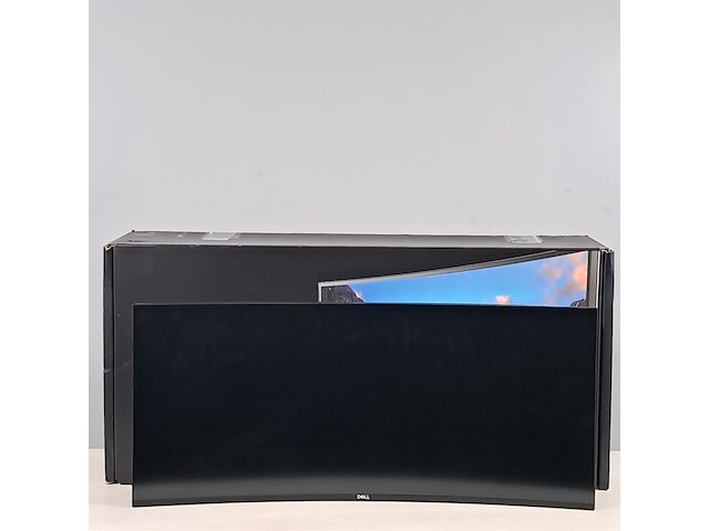 3x curved monitor, dell, u3423we,u2518d - afbeelding 1 van  24